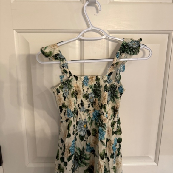 New! Agua Bendita Leandra Aine Smocked Maxi Dress Floral 1704 - Picture 9 of 13